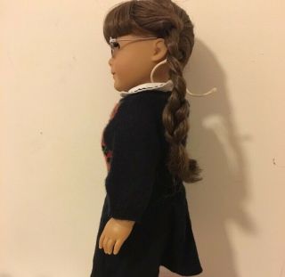 American Girl Doll Molly Vintage Pleasant Company Partial Meet Outfit Glasses 3