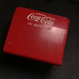 Vintage 1950 Coca - Cola Metal Cavalier Carry Cooler Senior W/box 6
