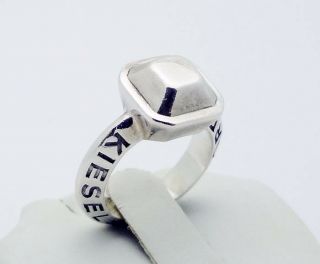 Rare Barry Kieselstein - Cord 1996 Sport Ring In Sterling Silver Size 6.  75