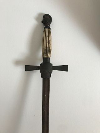 Antique Vintage Masonic Knight Sword 3