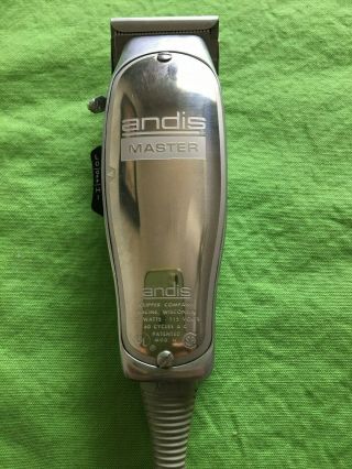 Vintage Andis Master Model M Hair Clippers With Box