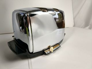 Vintage Sunbeam At - W Toaster Art Deco Chrome Radiant Control Auto Drop -