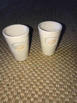 Vintage Retired Rae Dunn By Magenta Good Morning Orange Drinking Cups
