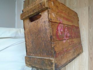 VINTAGE COCA - COLA 2 ONE GALLON CRATE WOODEN BOX COKE SYRUP 13 X 16 X 8 INCHES 4