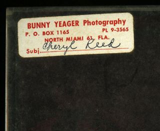 Bunny Yeager 1960s Color Camera Transparency Pin - up Playboy Model Lisa Winters 3