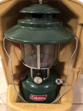 Vintage 1979 Coleman Lantern 228J In Carrying Case w/ Papers RARE WOW 2