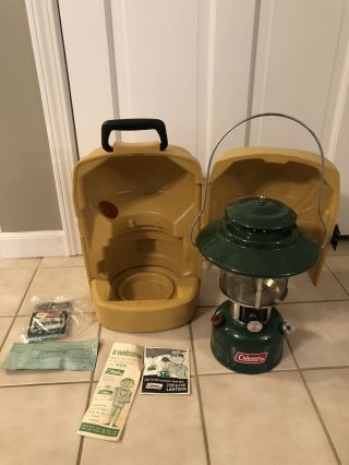 Vintage 1979 Coleman Lantern 228J In Carrying Case w/ Papers RARE WOW 5