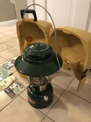 Vintage 1979 Coleman Lantern 228J In Carrying Case w/ Papers RARE WOW 7