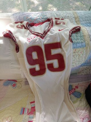 2006 Florida State Seminoles (fsu) Game - Worn Wimbley 95 Jersey Rare