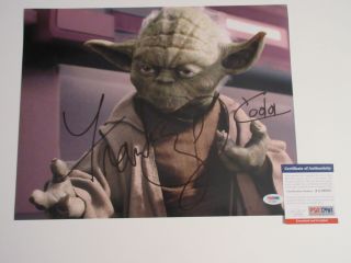 Frank Oz Signed 11x14 Photo Psa/dna Aa19085 Star Wars Yoda Rare