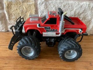 Vintage Rare Nikko Big Bubba R/c Monster Truck W/remote,  Charger And 2 Batteries