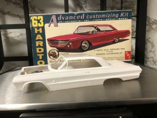 Amt 1963 Chevy Impala Ss Hardtop 3 - N - 1 1/25 (builder)