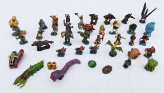 35,  Vintage Ral Partha Painted Dungeon And Dragons Miniature Lead Figures