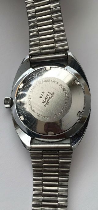 Vintage Clebar Diver Watch 5 ATMOS automatic 25 Jewels Incabloc Antimagnet 5
