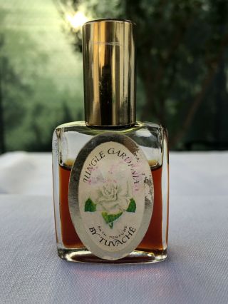 Vintage Jungle Gardenia Skin Perfume By Tuvache.  50oz 80 Full Extremely Rare