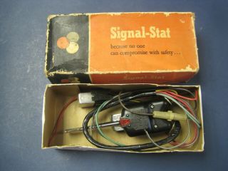 Vintage Signal Stat 900 Sigflare Blinker Turn Switch Assembly W Box