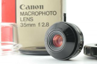[ Rare Top Boxed ] Canon Macro Photo Lens 35mm F2.  8 Fd Bellows From Japan