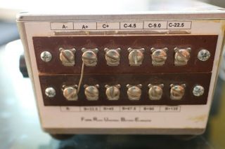 Antique Radio Battery Eliminators Tube Vintage A - B - C Ham Test 5