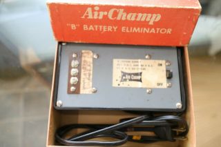 Antique Radio Battery Eliminators Tube Vintage A - B - C Ham Test 7