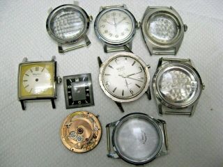 Wyler Vintage Watch Cases,  Dials And Parts