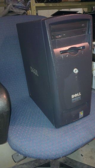 vintage Dell Dimension 2100 /Celeron 1GHz/512MB/4.  3GB,  win98se,  DOS game, 3
