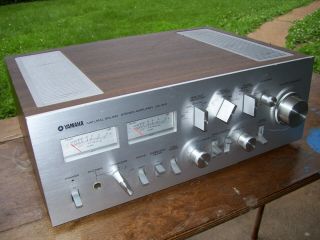 Vintage Yamaha Ca - 810 Natural Sound Stereo Amplifier Silver Face 30lb Audio Amp
