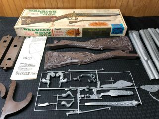 Vintage Life - Like Belgian Shot Gun Double Barrel Plastic Model Kit G199 Rare