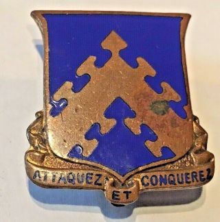 Wwii 8th Fighting Wing Attaquez Et Conquerez Regimental Crest Pin By Meyer