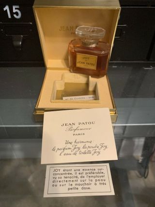 Very Rare Vintage 1958 Jean Patou Joy Perfume 1 Oz Paris France