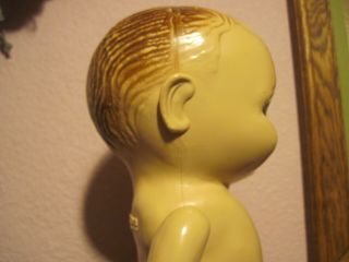 VINTAGE ADVERTISING HARD PLASTIC 1950 ' S BUDDY LEE DOLL ENGINEER HAS DAMAGE 11