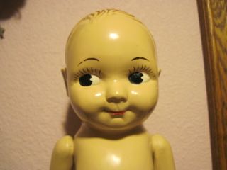 VINTAGE ADVERTISING HARD PLASTIC 1950 ' S BUDDY LEE DOLL ENGINEER HAS DAMAGE 5