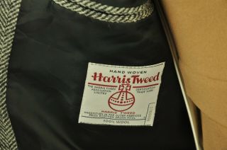 Vtg Harris Tweed Tailored Country Hacking Jacket 42 