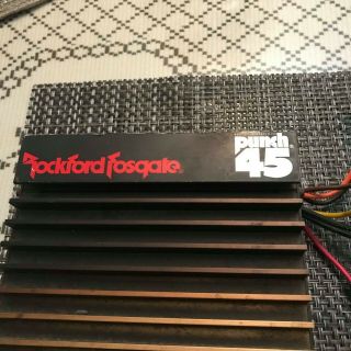 rockford fosgate punch 45 amp old school vintage 8