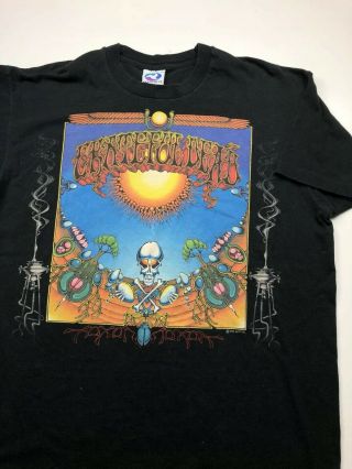 Vtg 90’s Grateful Dead Shirt 1994 Tour Rick Griffin Aoxomoxoa Size Xl