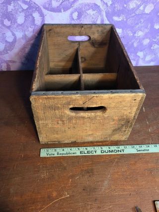 Rare Vintage COCA - COLA COKE Wood Wooden Case / Crate / Box 2