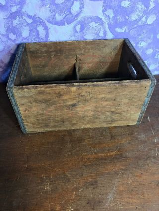 Rare Vintage COCA - COLA COKE Wood Wooden Case / Crate / Box 3