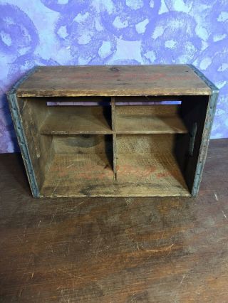 Rare Vintage COCA - COLA COKE Wood Wooden Case / Crate / Box 5