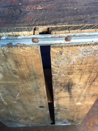 Rare Vintage COCA - COLA COKE Wood Wooden Case / Crate / Box 8