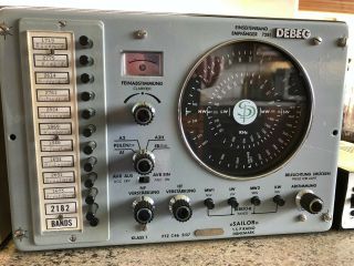 DEBEG / Sailor Marine Receiver with 12 VDC power supply and vintage speaker 3