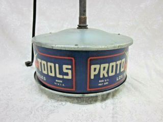 ULTRA RARE 1940s Proto Tools Flying Lady store display advertising lamp 3