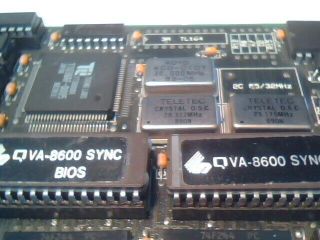 QVA - 8600 8 - bit ISA Video Graphics Card Vintage TSENG ET3000AX 256K 4