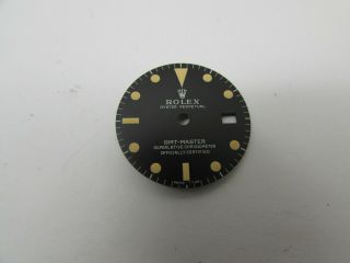 VINTAGE ROLEX 1675 GMT Master Matte Black REFINISHED DIAL 4