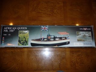 Vintage Billing Boats African Queen Model Kit 588 1:12 In The Box