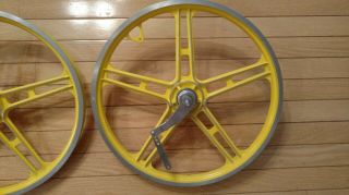 NOS Vintage Old School BMX Bicycle Lester Mag Wheels for Mongoose Schwinn Mags 3