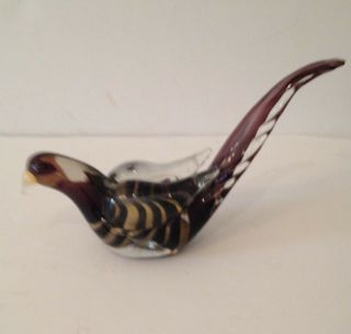 Vintage Seguso Murano Medium Size Bird