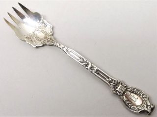 Antique Durgin Sterling Silver Ice Cream Fork Madam Du Barry Spork 5.  5 " Madame