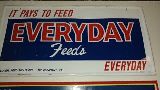 Vintage Farm And Feed Sign