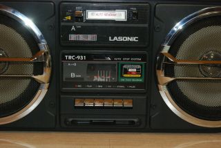 Vintage LASONIC TRC 931 II BOOMBOX GHETTO BLASTER 6