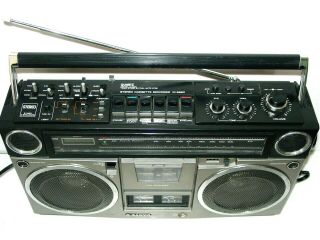 Sanyo M - 9990 AM/FM Stereo Radio Cassette Boombox 1979 Vintage Audio Japan 2