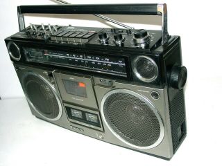 Sanyo M - 9990 AM/FM Stereo Radio Cassette Boombox 1979 Vintage Audio Japan 8